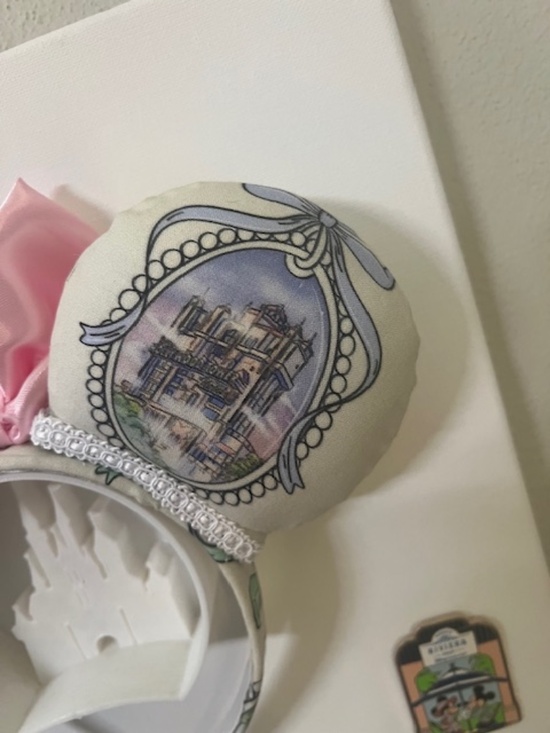 Vintage Coquette Park Hopper Theme Minnie Ears Headband main image 8